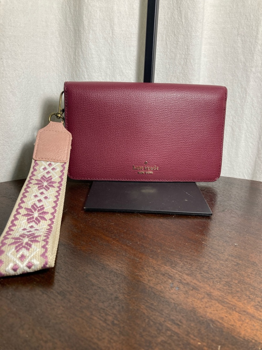 kate spade Kate Spade Darcy Clutch Wallet Wristlet with guitar strap